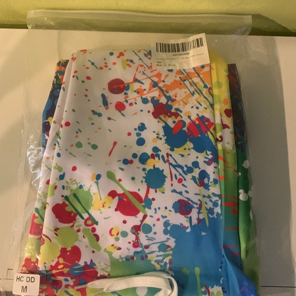 Satin 90’s retro jogging pants unisex - Picture 7 of 8